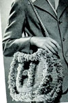 initial knitting bag