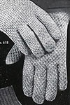 Men's Afghan Stitch Gloves pattern