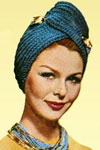 knitted turban