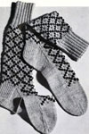 diamond argyle socks