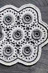 bone ring blossoms place mat pattern