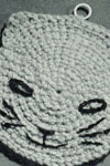 cat potholder pattern
