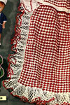 checkerboard apron pattern