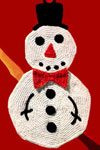 snowman potholder