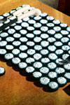 bottle cap place mat and hot plate set pattern