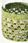 chartreuse and ecru glass jacket pattern