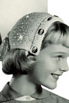 sparkling clip-on cap pattern