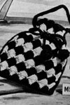 checkerboard shoulder bag pattern