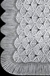 swedish popcorn bedspread pattern