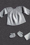 baby sacque and shoes pattern