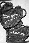 sugar and cream potholders