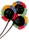 decorative hair pin pattern