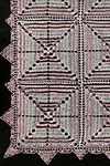 Ridged Square Bedspread pattern