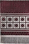Table Runner with Crossed Squares pattern