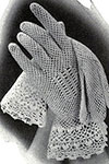 Crochet Gloves with Irish Cuffs pattern