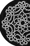 tatted doily 8150