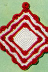 scallop potholder pattern