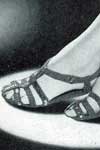 grecian strap sandal pattern