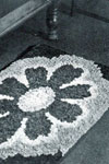 floral tuft rug pattern