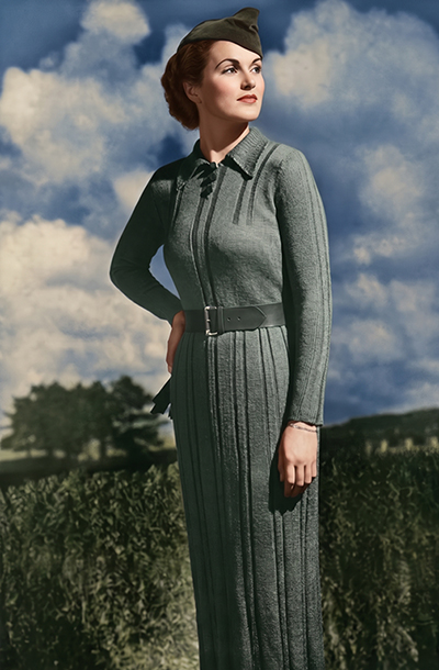 Knitted Dress Pattern #325