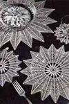 Peacock Tails Doily
