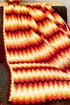 Autumn Chevron Afghan
