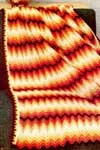 Autumn Chevron Afghan