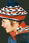 Crochet Beret and Scarf #2172