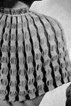 Two Tone Drop Stitch Cape