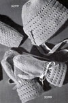 Bonnet and Mittens No. 5299