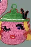Funny Face Pot Holder #S-688