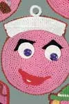 Funny Face Pot Holder #S-690