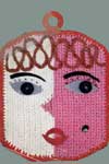 Funny Face Pot Holder #S-692