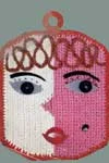 Funny Face Pot Holder #S-692