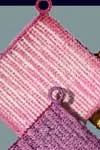Rose & White Pot Holder #S-694