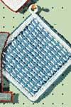 Woven Plaid Pot Holder #S-705