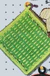 Woven Plaid Pot Holder #S-706