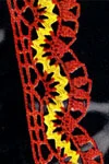 Yellow Rick Rack Edging