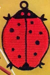 Lady Bug Potholder