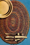 Oval Hairpin Lace Place Mat