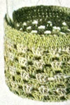 Chartreuse and Ecru Glass Jacket