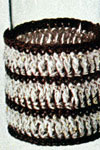 Brown and White Glass Jacket
