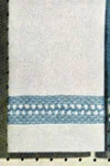 White Guest Towel Insertion