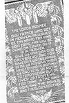 The Lord's Prayer Crocheted Filet Panel #7264