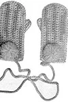 Childs Crochet Mittens