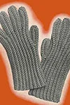Mens Crochet Gloves