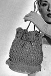 Casual Ruffled Drawstring Bag