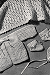 Lacy Baby Set and Carriage Cover