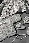 Lacy Baby Set and Carriage Cover