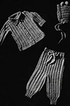 Baby's Three-Piece Knitted Legging Set #6006